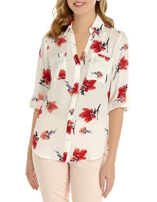 Junior's Printed Portofino Shirt | Belk