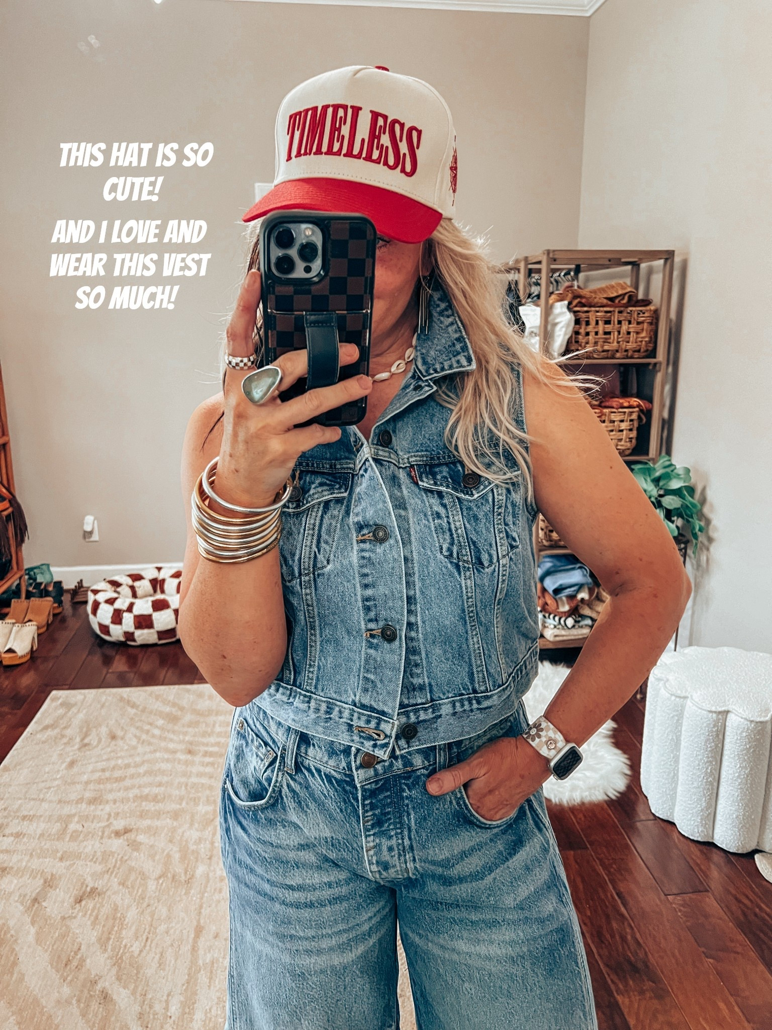 If you love red or need a good hat this one is adorable! This is also one of my most worn denim vest! 


#LTKFindsUnder50 #LTKStyleTip #LTKOver40