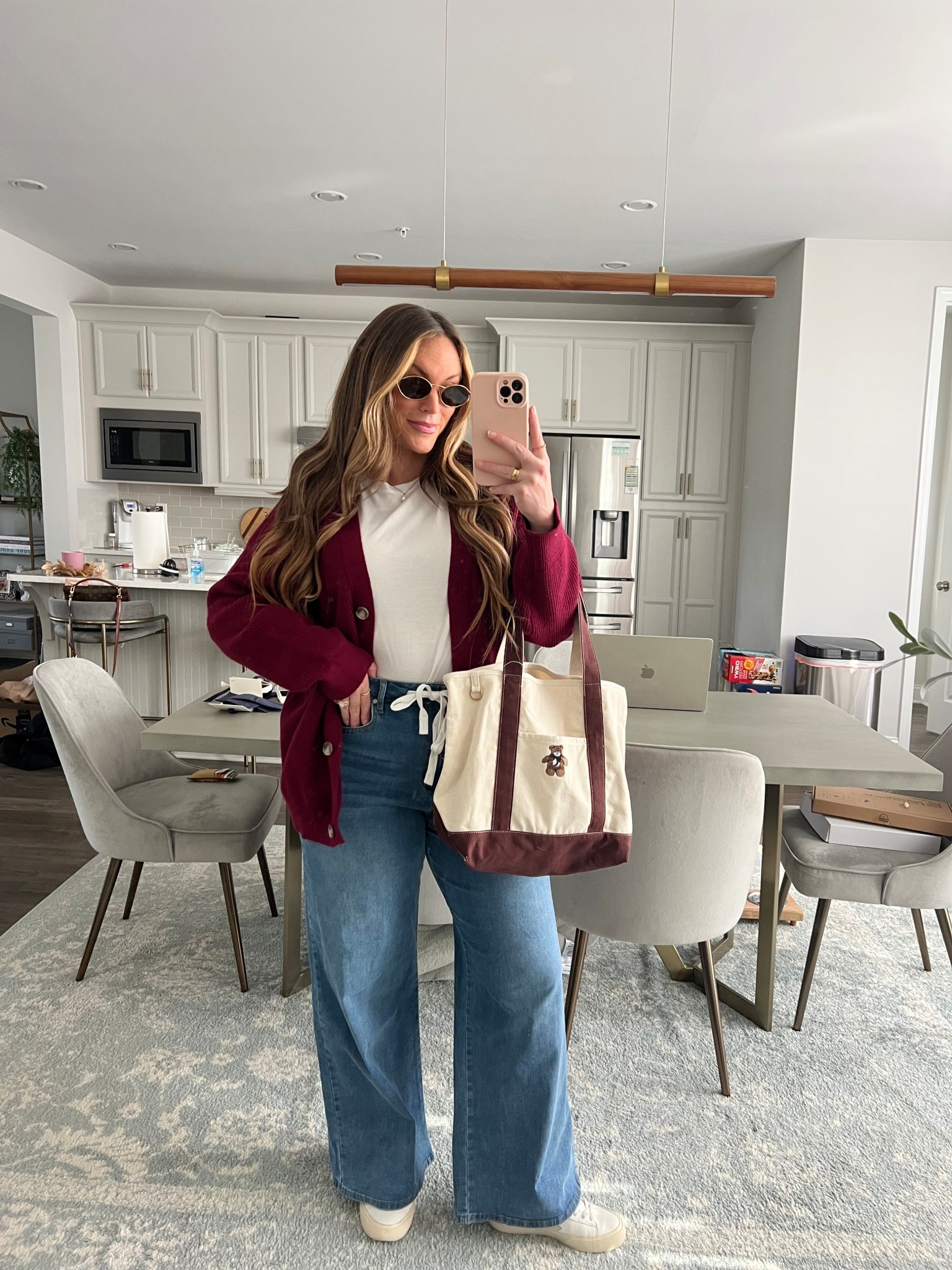 Easy fall transitional outfit ☕️leaf

#LTKMidsize #LTKFindsUnder100