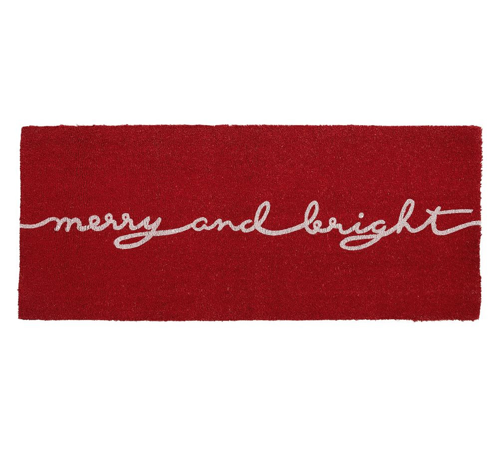 Merry & Bright Doormat | Pottery Barn (US)