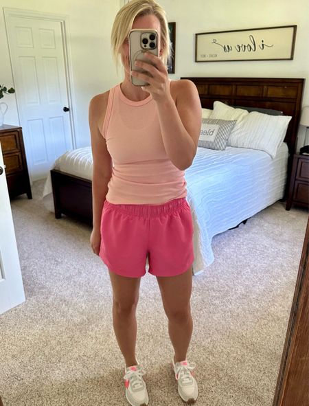 Our favorite $10 Walmart shorts + my favorite
Target $8 tank in pink!
Casual mom outfit for a play date!
#LTKActive #LTKsalealert
#LTKfindsunder50

#LTKSaleAlert #LTKActive #LTKSeasonal