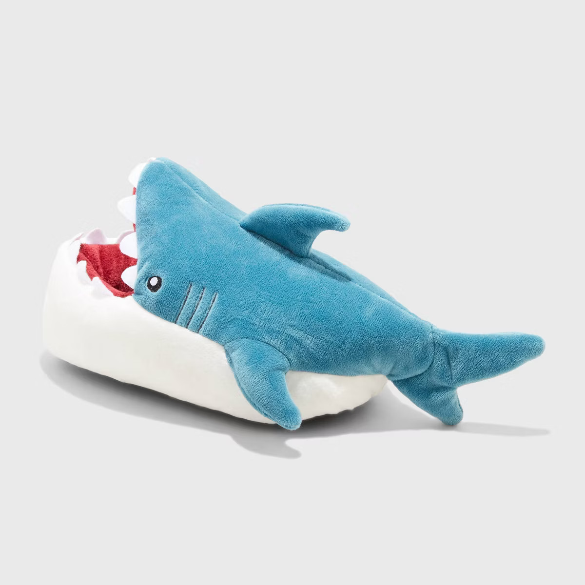Kids' Knox Shark Ankle Biter Slippers - Cat & Jack™ Blue L | Target