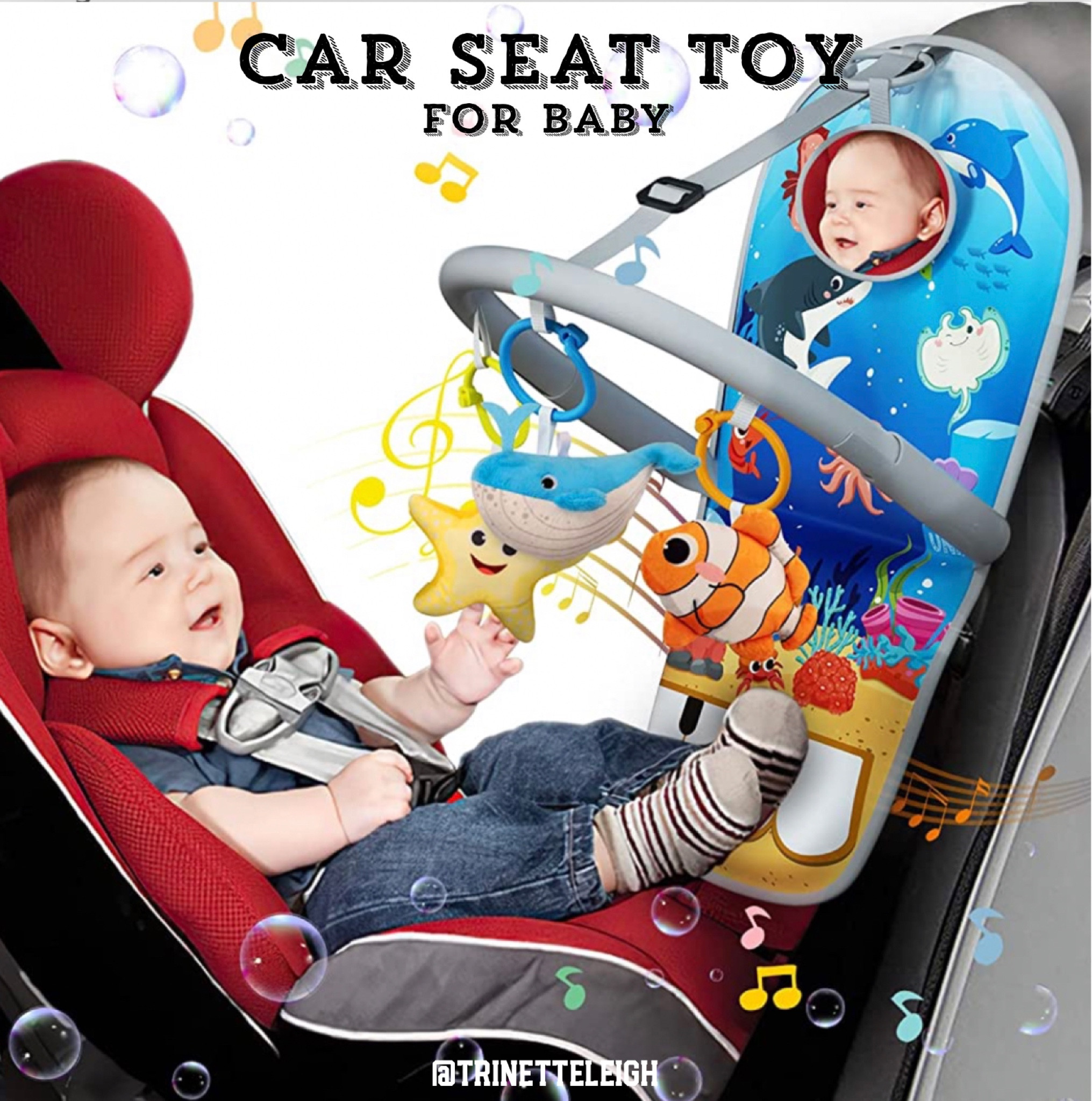 Car seat toy for baby. Traveling toy for baby. Adjustable Carseat Toys with Musical Pedal Piano. Baby Travel Toys with Baby Mirror and Hanging Squeaky Sensory Soft Infant Toys. Baby Car Toys Rear Facing

#LTKbump #LTKtravel #LTKbaby
