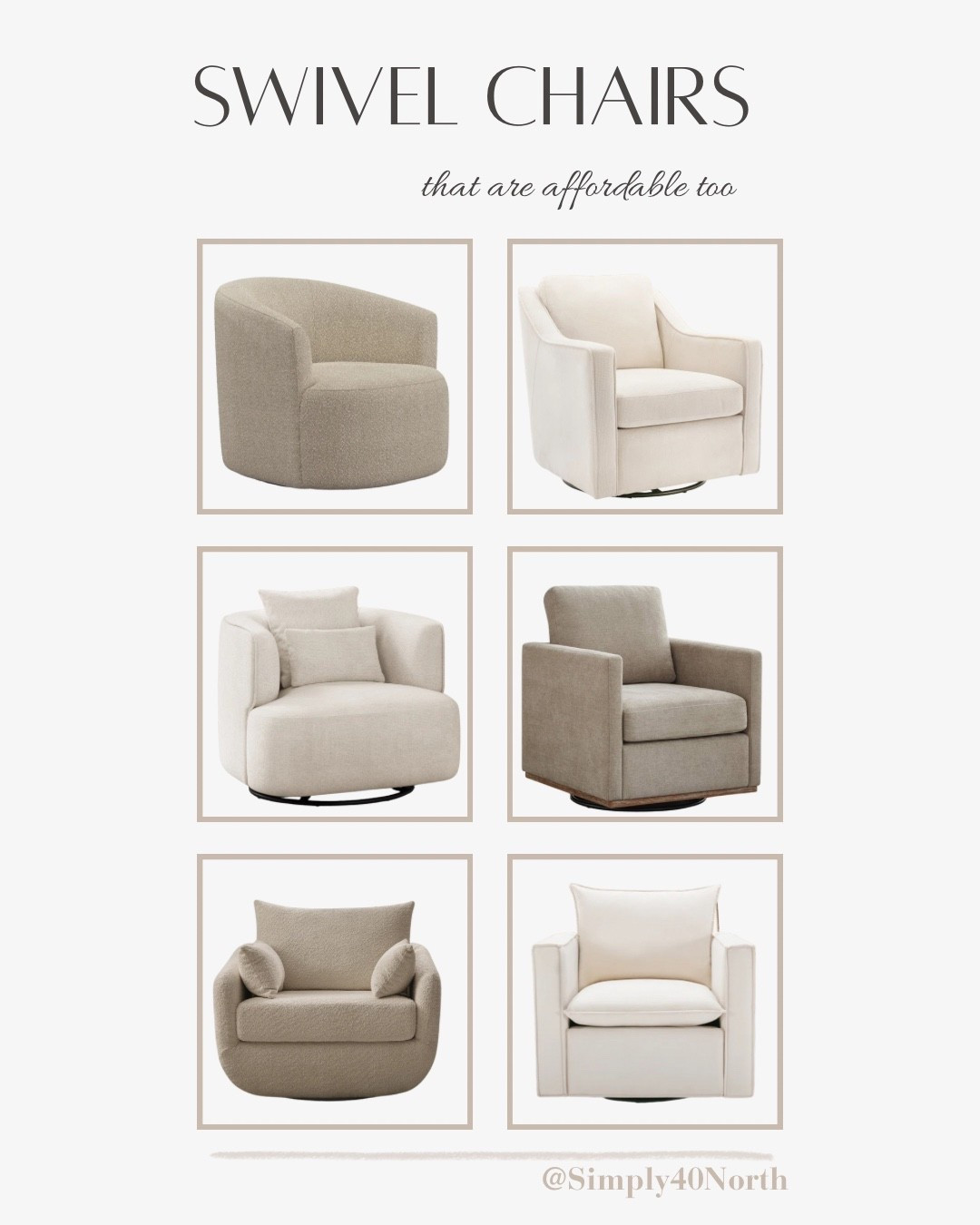 I love a good swivel chair and am looking for two for my living room.  These are my top picks and all under $400!

#LTKHome