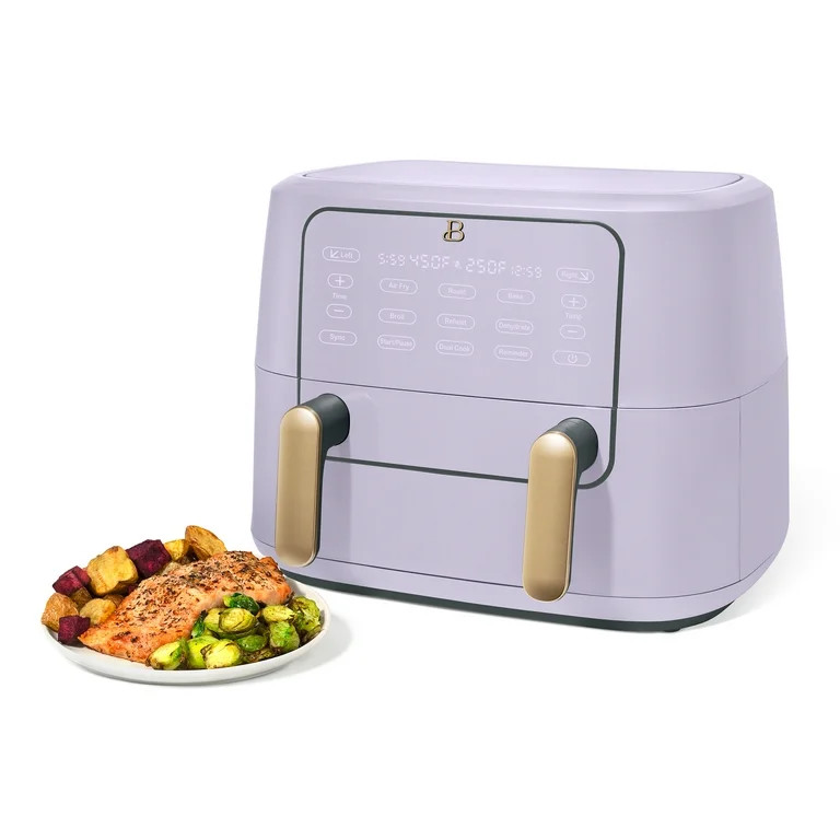 Beautiful 9 Qt TriZone Air Fryer, Lavender by Drew Barrymore | Walmart (US)