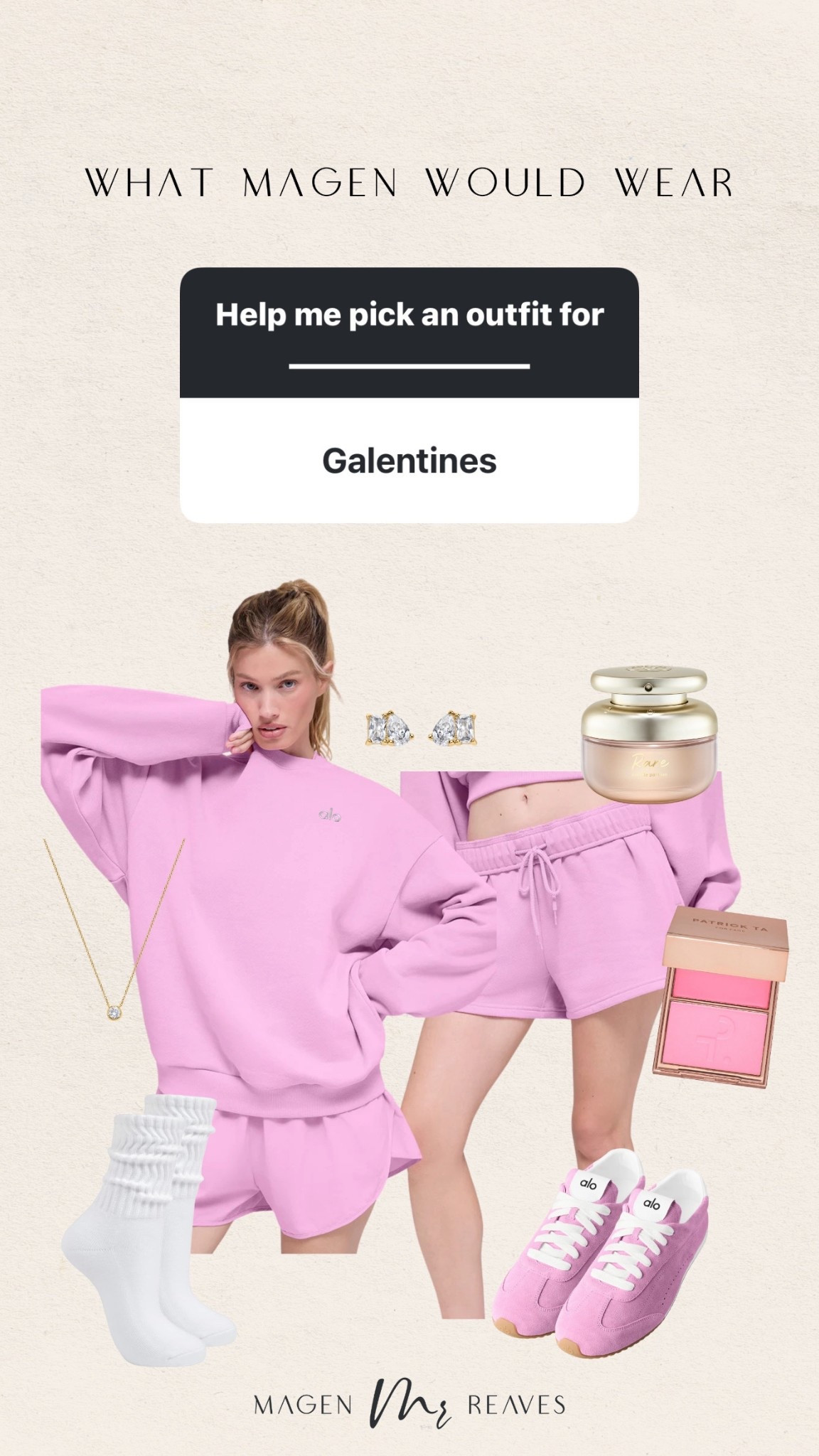 Galentines Outfit!

alo yoga, pink fashion, lounge wear, galentines

#LTKValentine #LTKootd