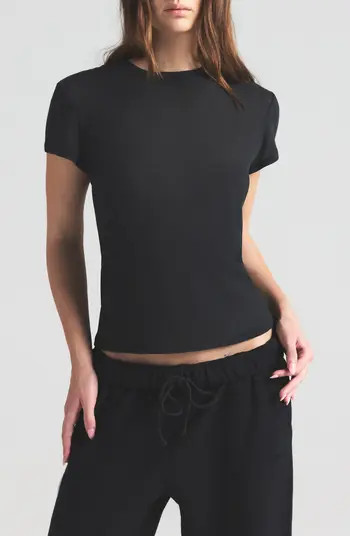 SKIMS Sheer Rib T-Shirt | Nordstrom | Nordstrom