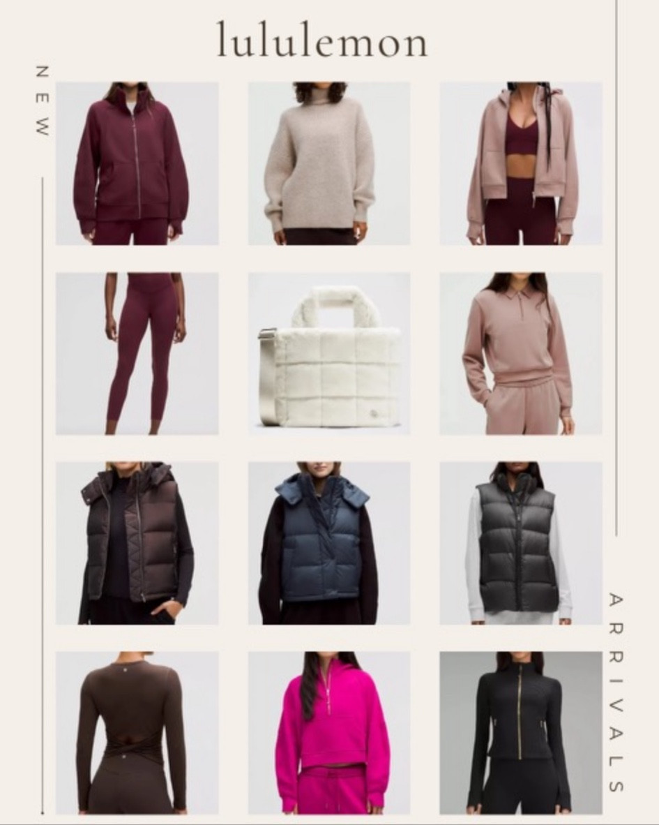 Lululemon new arrivals 

#LTKSeasonal #LTKActive #LTKGiftGuide