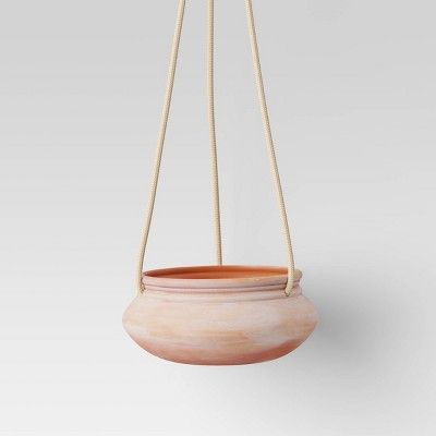 3.25&#34; Indoor/Outdoor Hanging Planter Terracotta - Smith &#38; Hawken&#8482; | Target