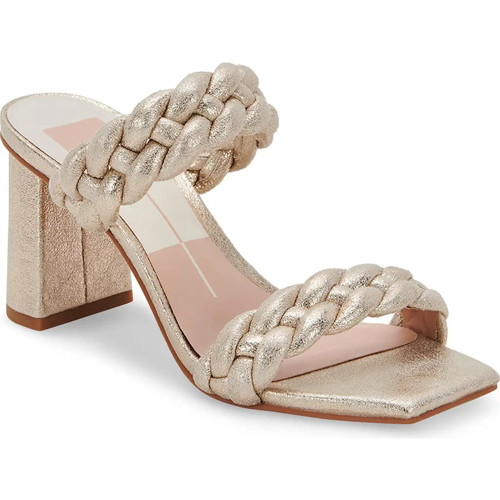 Dolce Vita Paily Braided Sandal in Gold at Nordstrom Rack, Size 9 | Nordstrom Rack