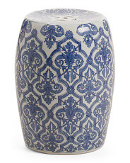 13x18 Paris Floral Garden Decorative Stool | Chairs & Seating | Marshalls | Marshalls