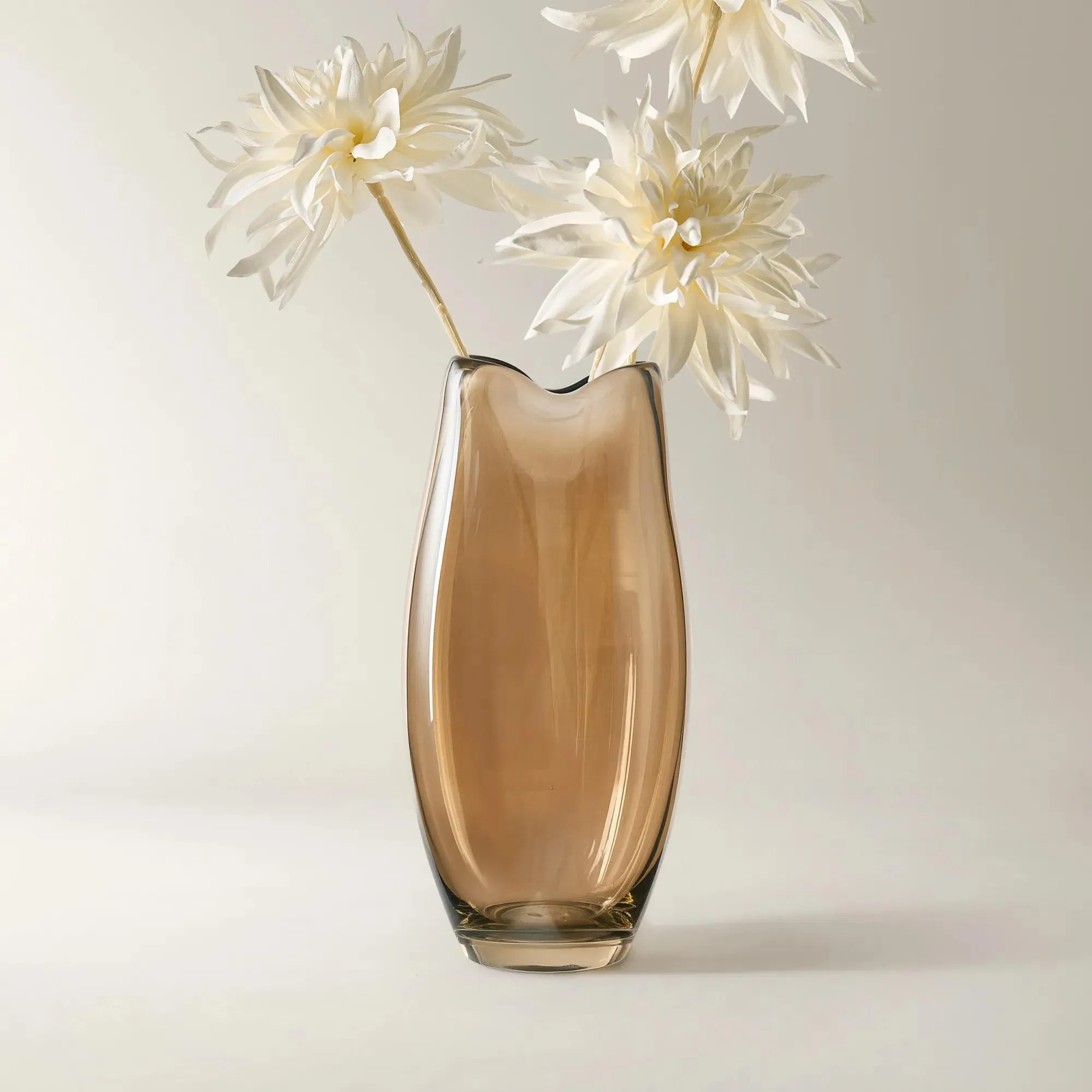 Glow Glass Vase | Metallic brown | Décor | Z Gallerie | 5.25"Diameter x 10.75"H | Hand Blown Glass | Z Gallerie