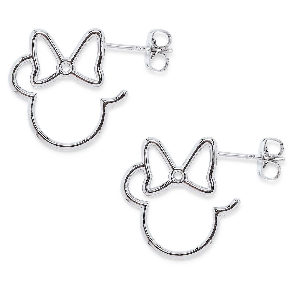 Minnie Mouse Icon Hoop Earrings by Pura Vida | Disney Store