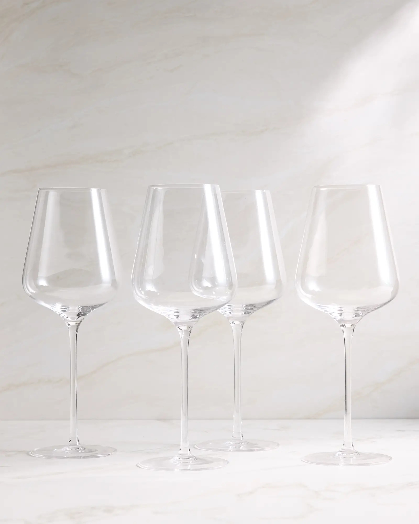 Mouth Blown Red Wine Glass (Set of 4) in No Color | Quince