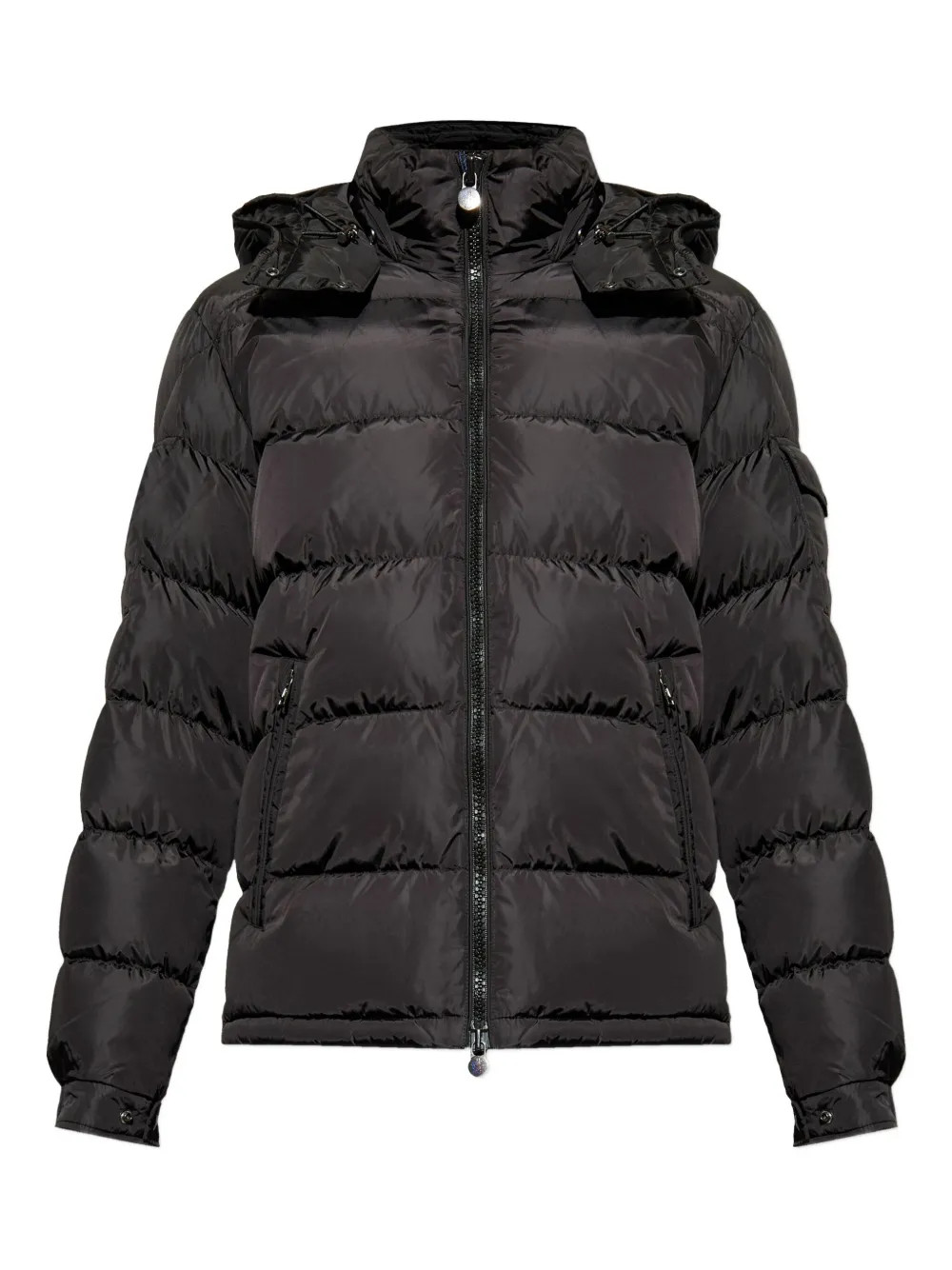Moncler Maya Padded Jacket | Black | FARFETCH | Farfetch Global