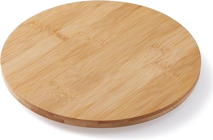 10 Inch Bamboo Lazy Susan Organizer Turntable for Kitchen Cabinet Table Refrigerator Lazy Susans ... | Amazon (US)
