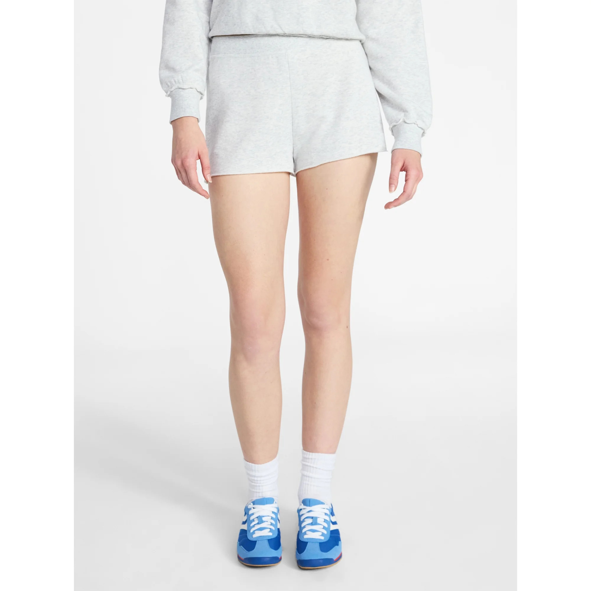 No Boundaries French Terry Pull On Shorts, 2" Inseam, Women's XXS-XXL | Walmart (US)