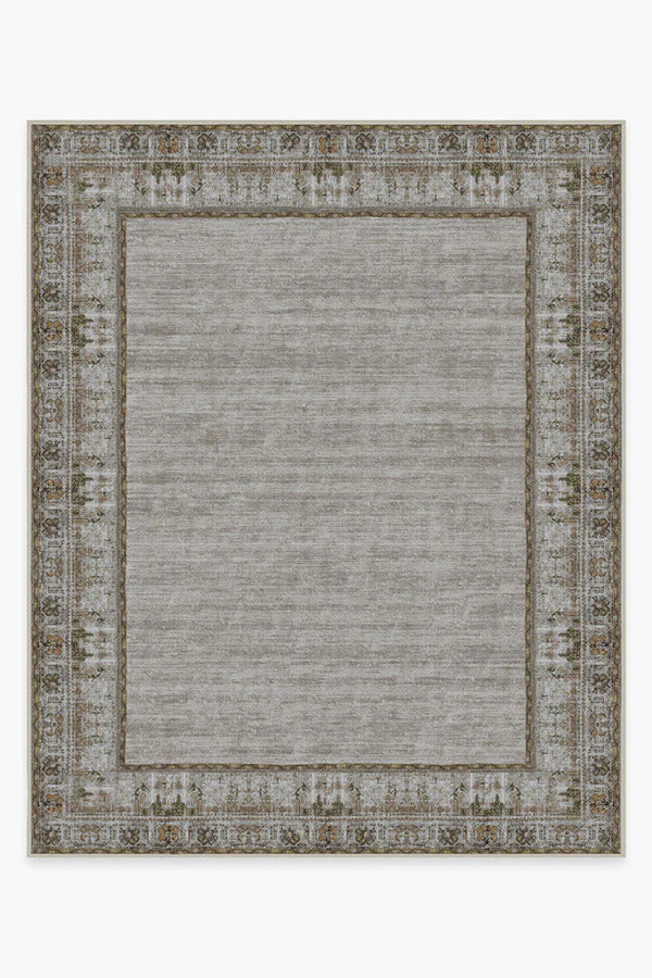 Vintage Daisy Bordered Hazel Rug | Ruggable