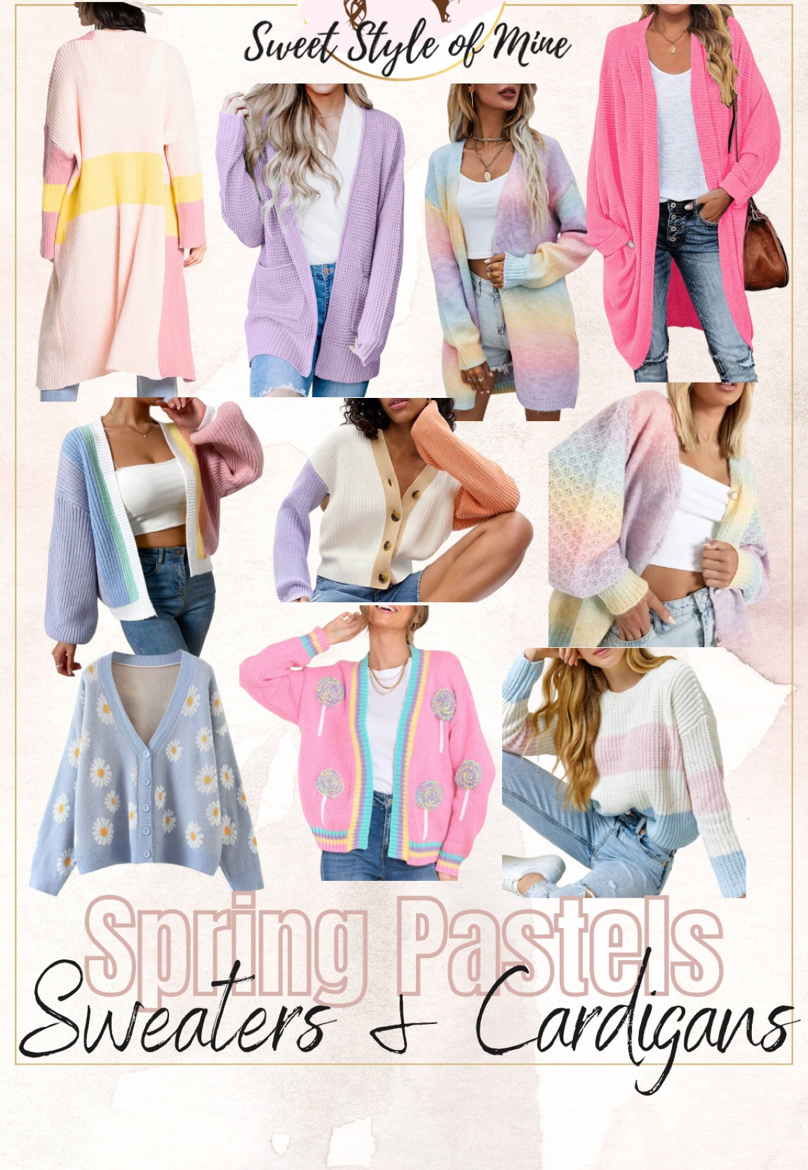 Spring pastel cardigans and sweaters 💕🌸🌷🌼

#LTKFind #LTKSeasonal #LTKunder50