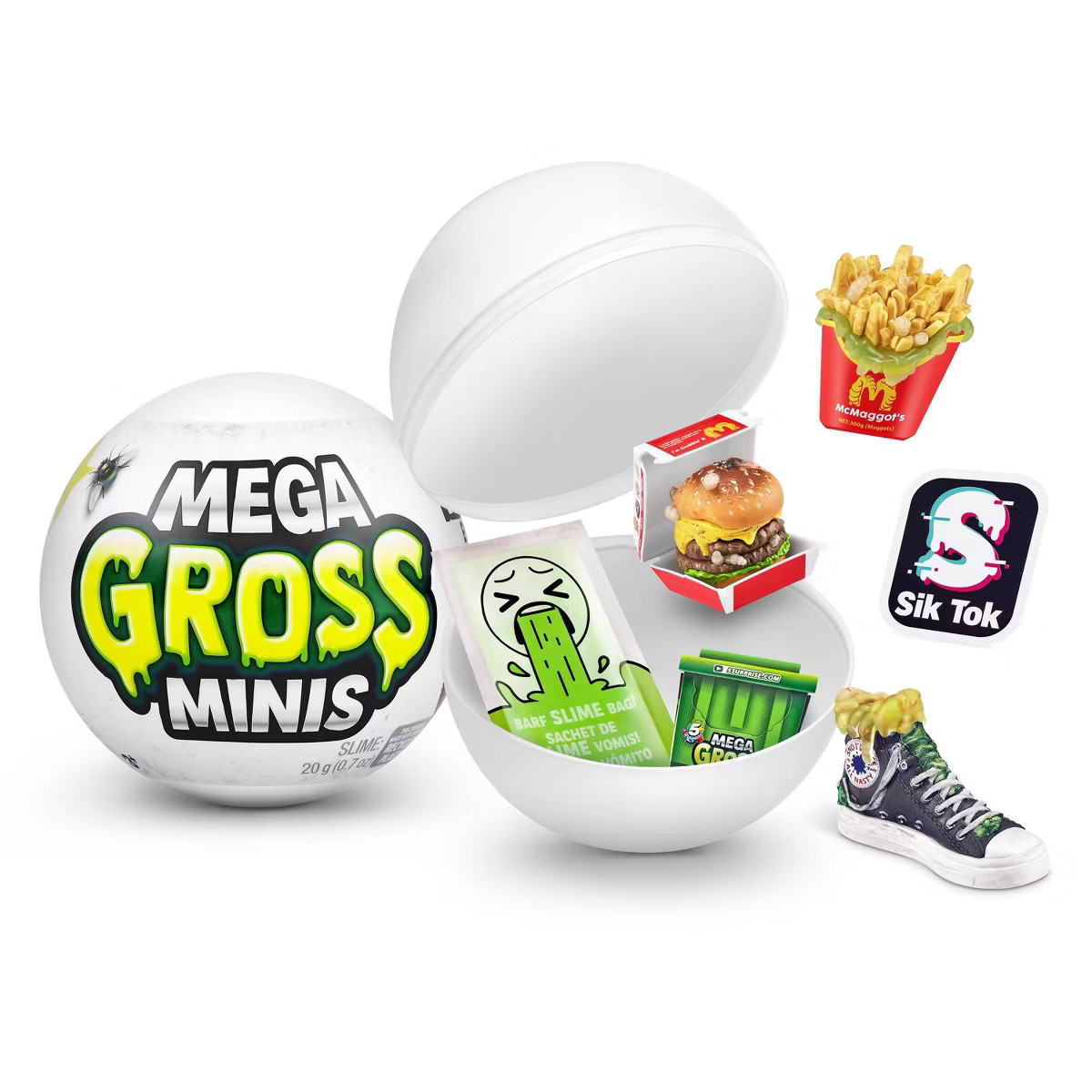 5 Surprise Mega Gross Minis Slime Capsule | Target