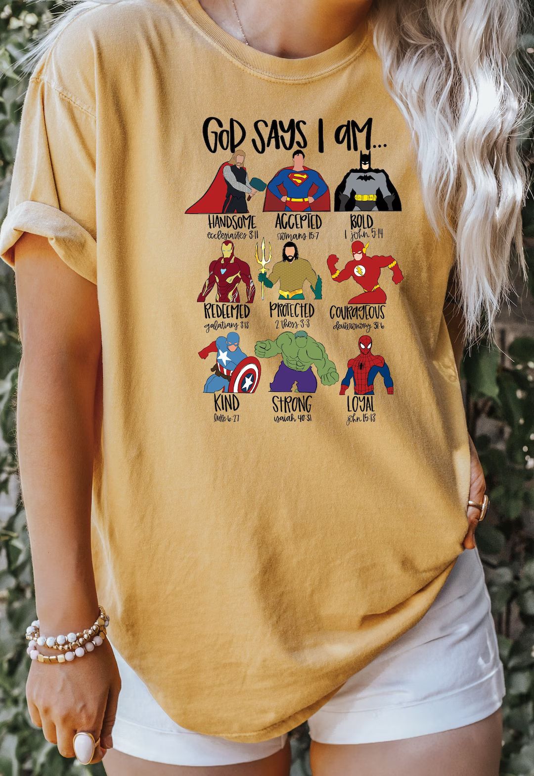 God Says I Am Handsome T-shirt Bible Verse Shirt Faith - Etsy | Etsy (US)