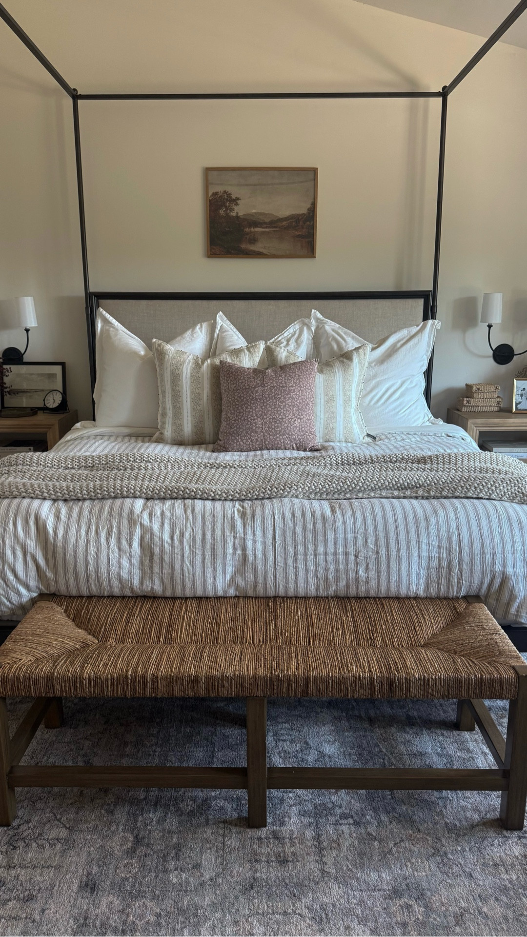 If you’re looking to switch up your bedding with some pattern this striped duvet cover is amazing. Looks designer but it’s from Amazon. Comes in multiple colors and has a beautiful lived-in linen look. ⁣⁣
⁣⁣
#bedroomideas #bedroominspo #stripedbedding #bedroomdecor #bedroom #beddingideas

#LTKHome #LTKSaleAlert #LTKFamily