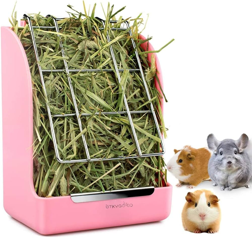 Rabbit Feeder Bunny Guinea Pig Hay Feeder, Hay Guinea Pig Hay Feeder, Chinchilla Plastic Food Bow... | Amazon (US)