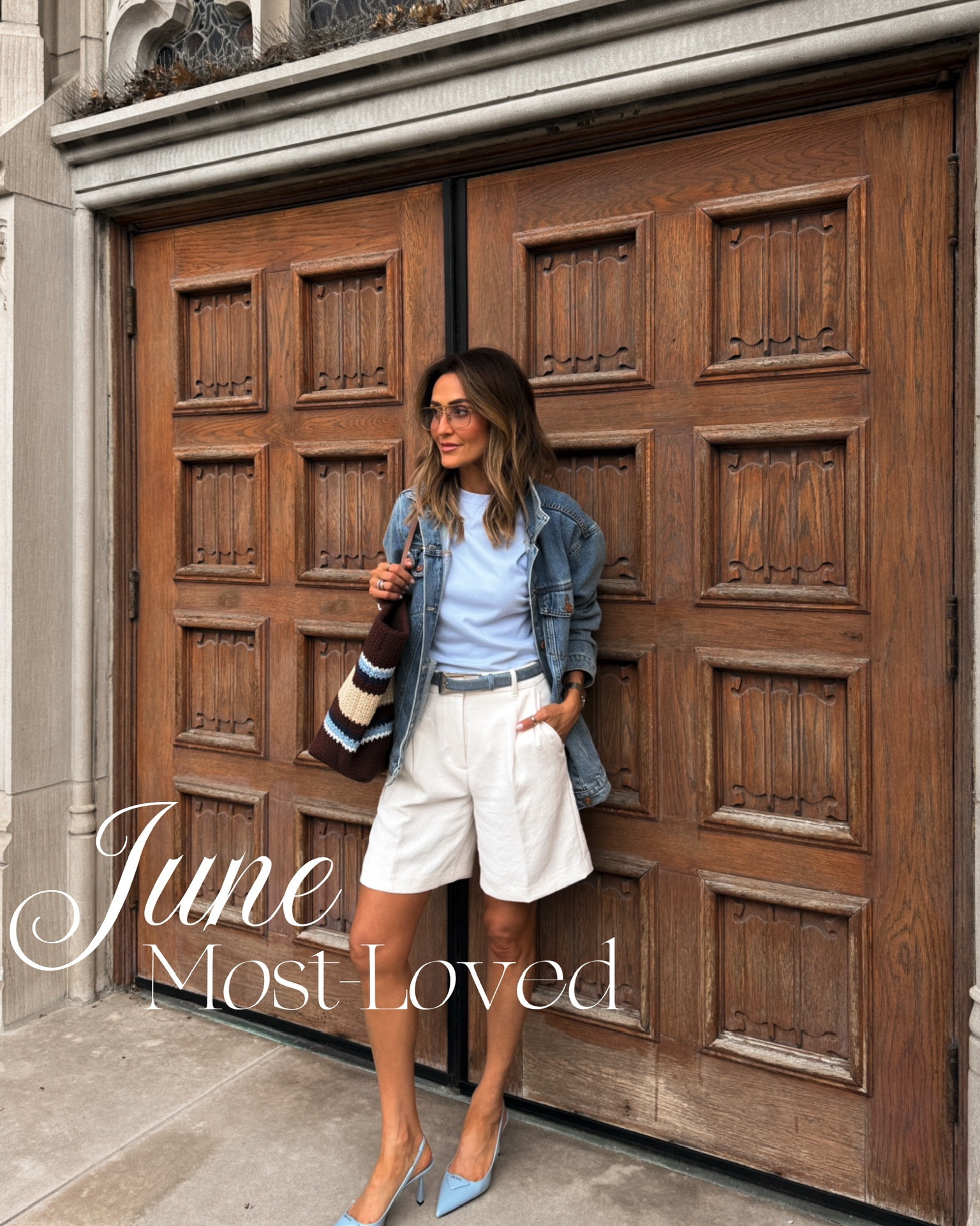 Your most loved items in June💙 lots of light layers and textures for summer

#LTKSeasonal #LTKOver40 #LTKootd
