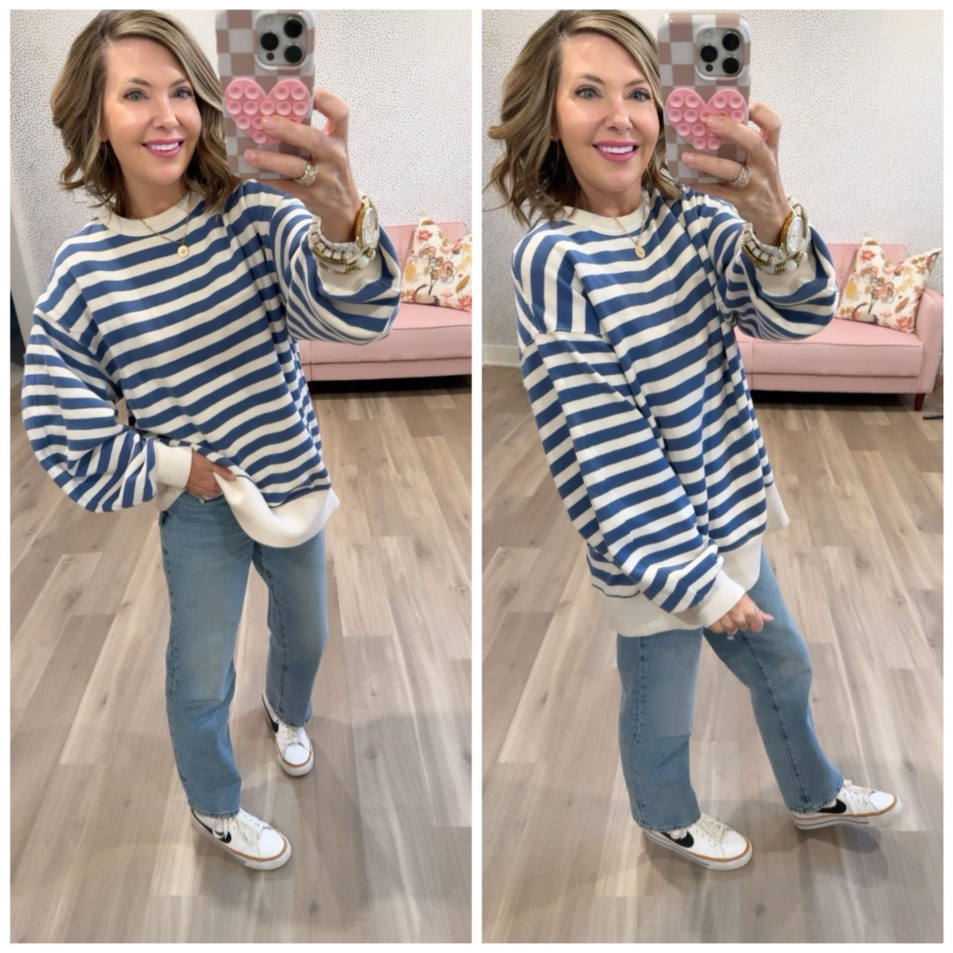 Come on SUMMER! You can do it! ☀️

45% OFF! Good morning! Happy Thursday! 

You all have loved this sweatshirt! It comes in tons of colors and is beyond soft! Size down! My Nikes are on sale too! 

Dropping 🔗👇

#LTKMothersDay #LTKgrwm #LTKmomlife