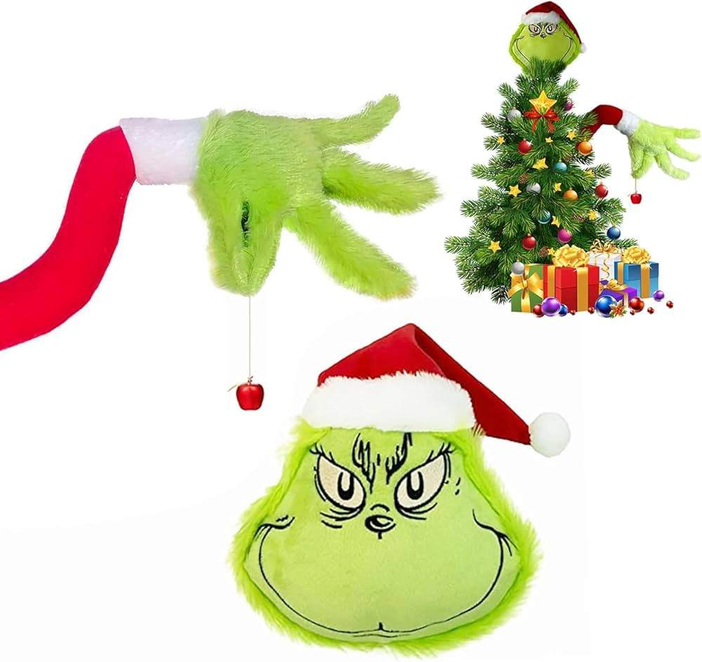 Green Christmas Tree Topper - Green Elf Christmas Tree Decorations, The Green Elf Ornaments for C... | Amazon (US)