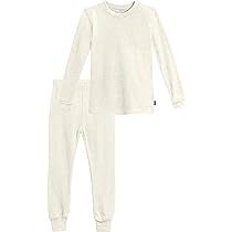 Boys Thermal Underwear Set Long John, Soft Breathable Cotton Base Layer - Made in USA | Amazon (US)
