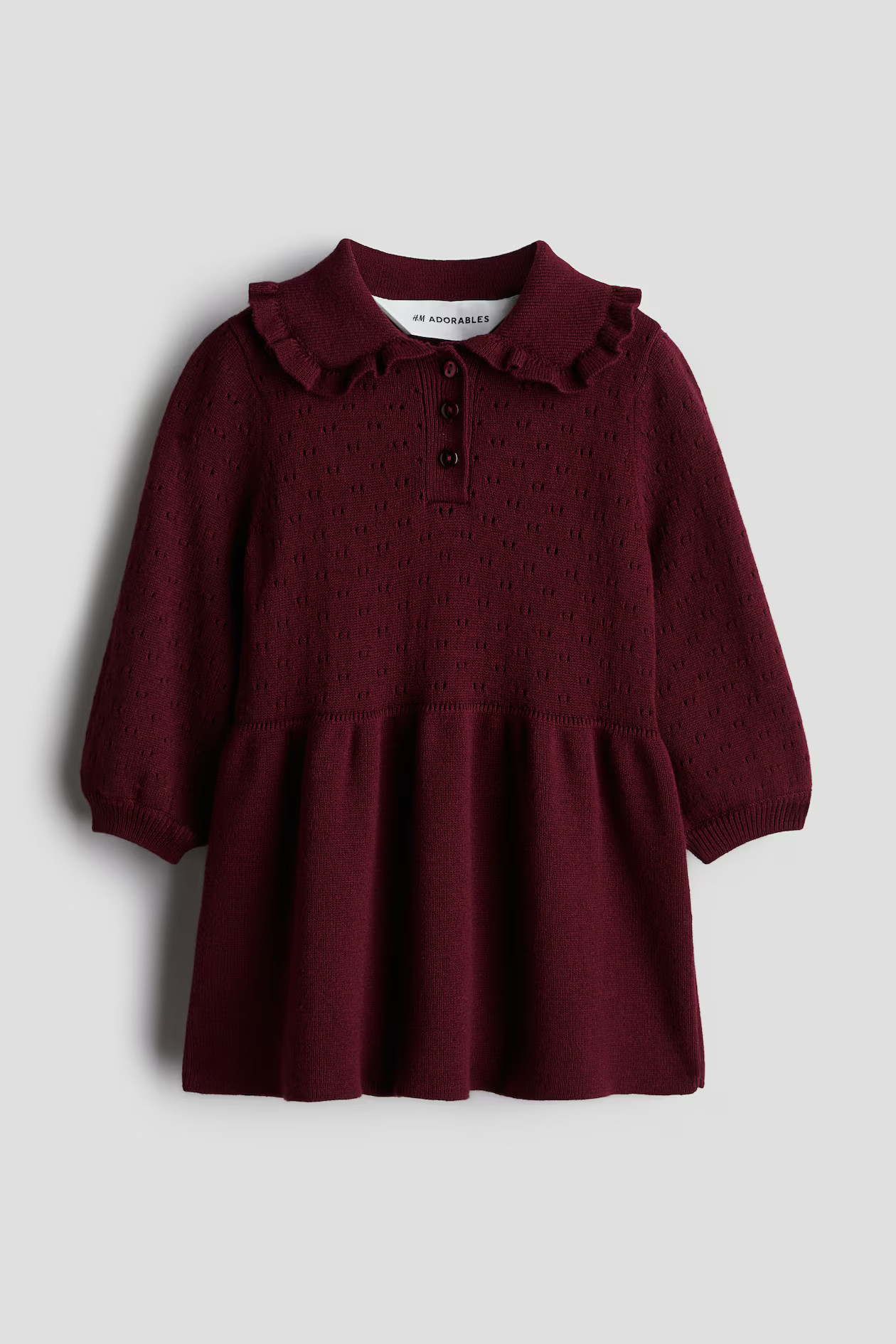 Pointelle-Knit Cotton Dress | H&M (US + CA)