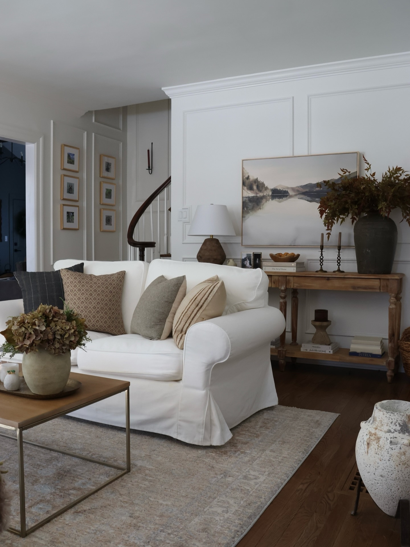 Some stills of my living room 📸 This is the first room you walk into after a tiny entryway in our home. There’s something so peaceful and welcoming about it and it’s become one of my favorite views in our home 🤎

Stay safe this weekend as this massive storm hits half the country! ❄️☃️🥶

Design for Feeling | Home Design | Home is Healing | Finding Peace at Home | Home Interiors | Winter Styling