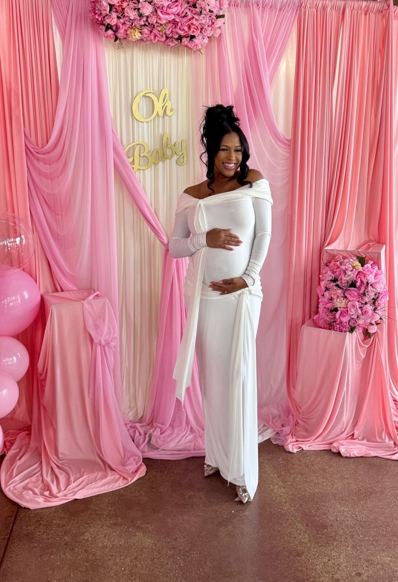 Baby shower dress. Maternity dress. Maternity photo dress. White baby shower dress  

#LTKBump #LTKmomlife #LTKBaby