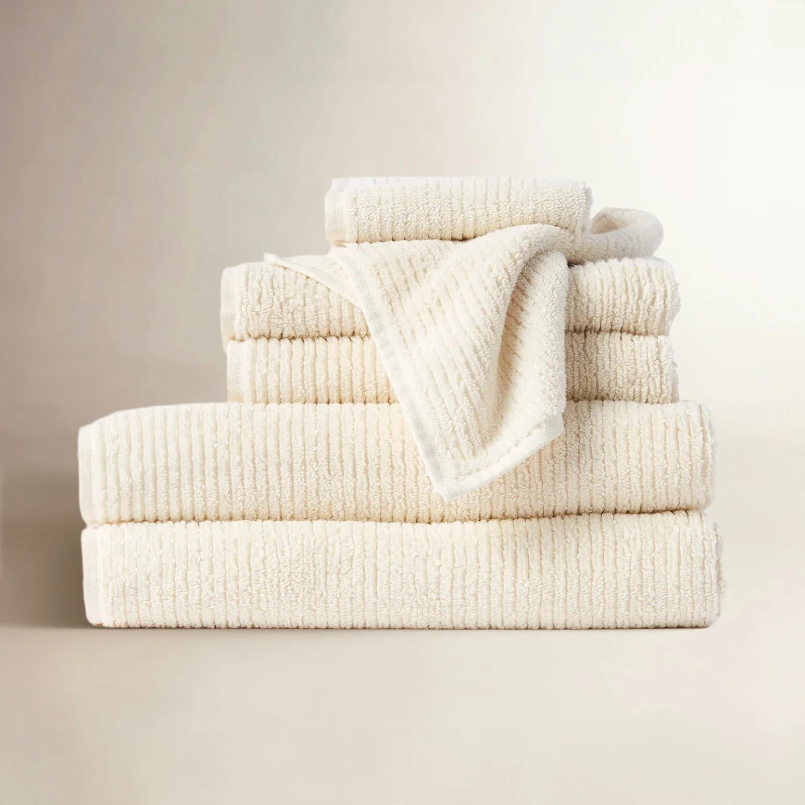Temescal Organic Ribbed 6pc Towel Set | Joss & Main
