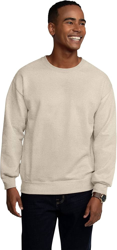 Fruit of the Loom Men's Eversoft Fleece Crewneck Sweatshirts, Moisture Wicking & Breathable, Size... | Amazon (US)