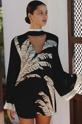 Hermant & Nandita Palm Mini Kaftan | Anthropologie (US)