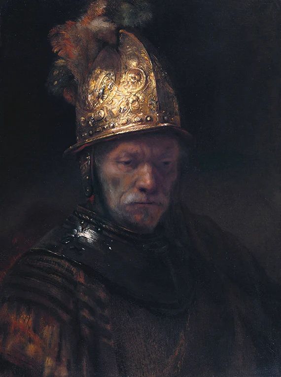 Rembrandt The Man with the Golden Helmet Quality Repro on | Etsy | Etsy (US)