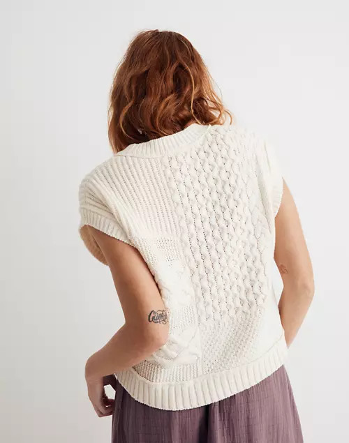 Patchwork Sweater Vest | Madewell