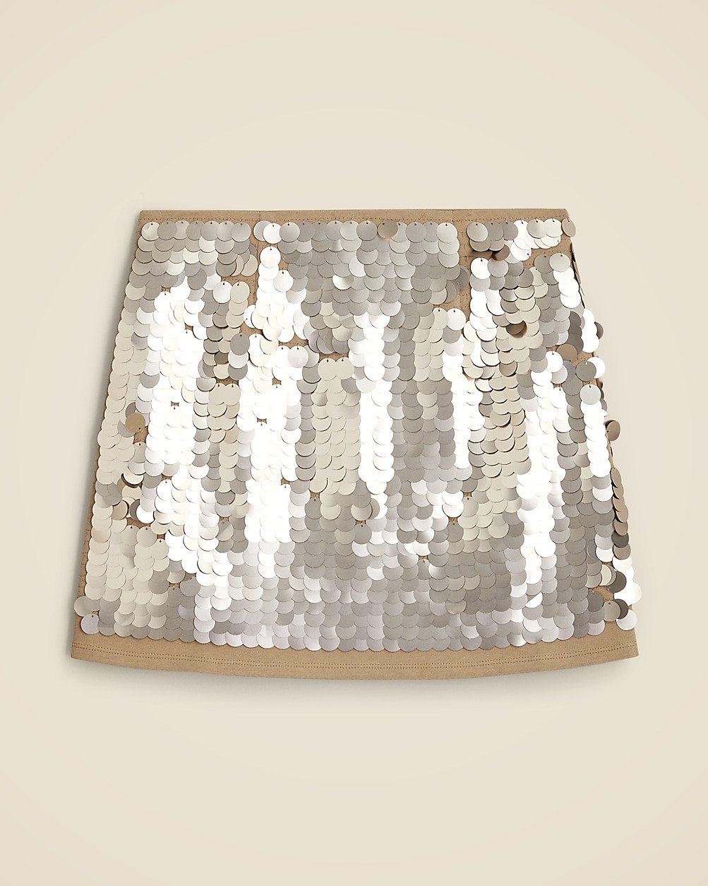 Metallic paillette mini skirt | J. Crew US