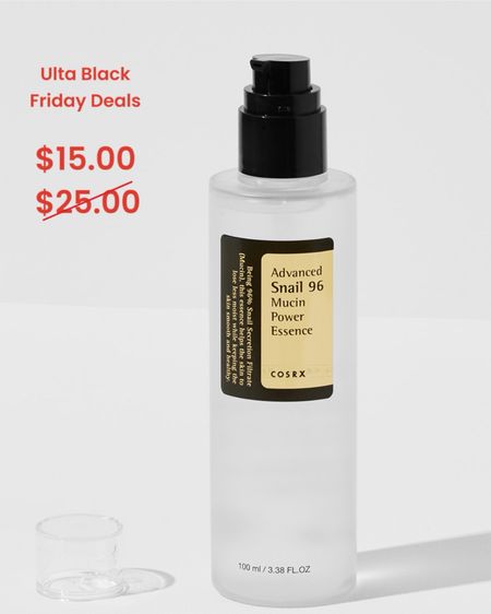 The perfect skincare gift for the holidays- Advanced Snail 96 Mucin on sale at Ulta during black friday deals! Hurry and shop, while supplies last! 

#LTKHoliday #LTKbeauty #LTKGiftGuide