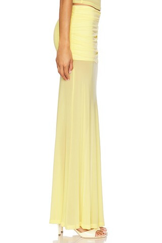 x REVOLVE Meila Maxi Skirt in Lemon | Revolve Clothing (Global)