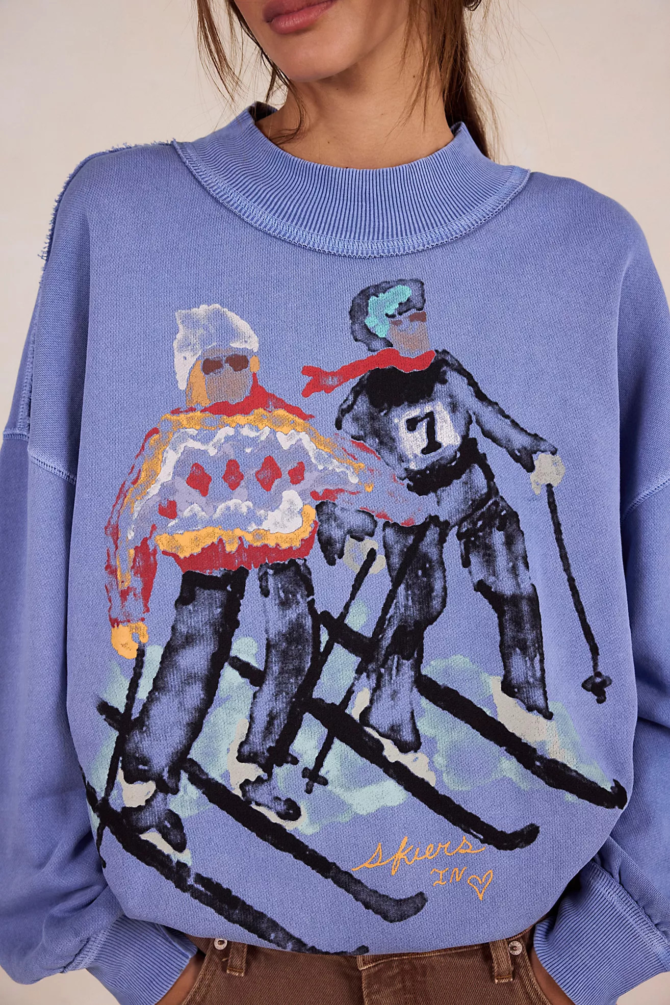 We The Free Palm Spring Turtleneck Graphic Pullover | Free People (Global - UK&FR Excluded)