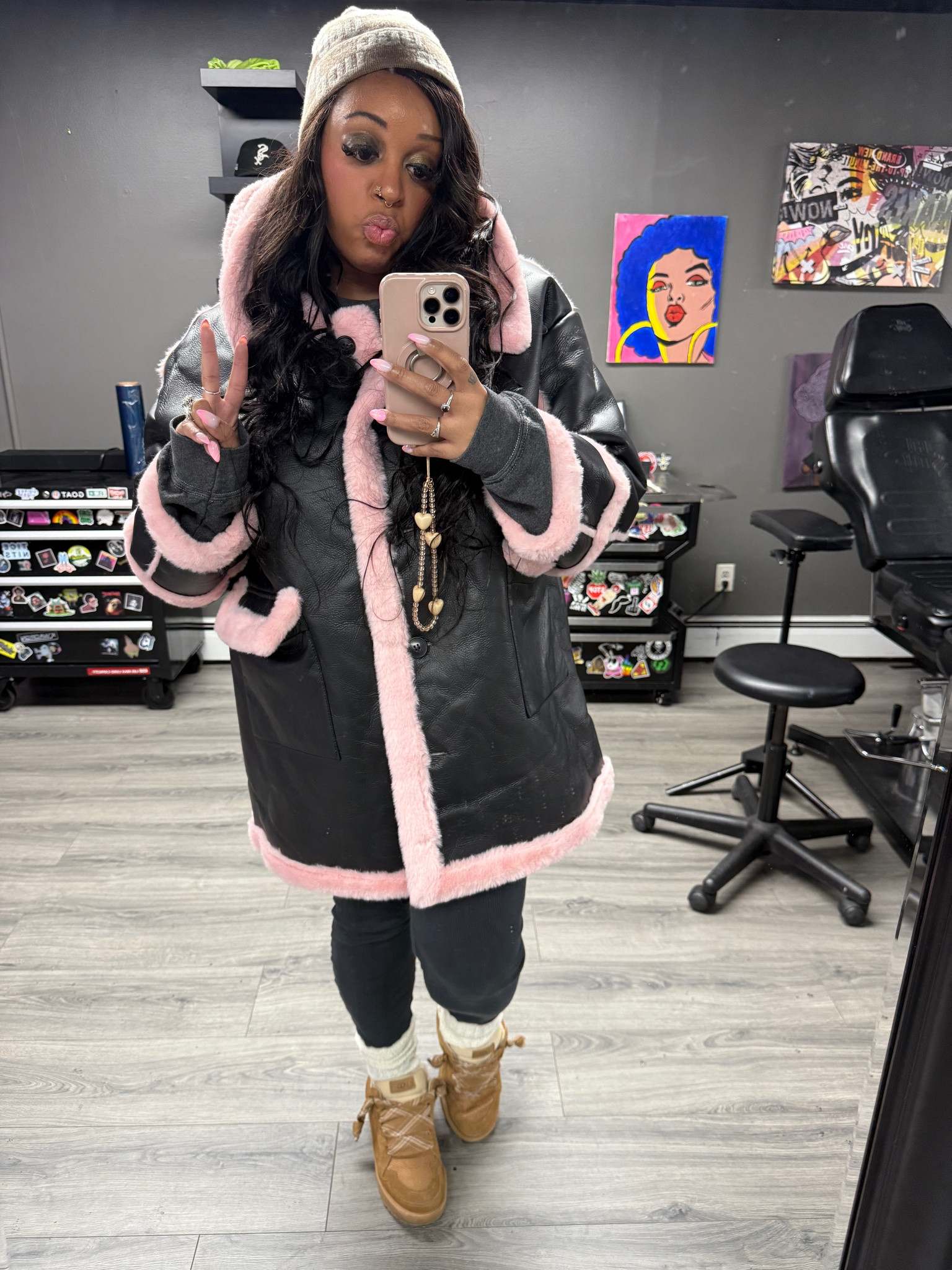 Loving this faux fur leather jacket from BooHoo!

#LTKActive #LTKPlusSize