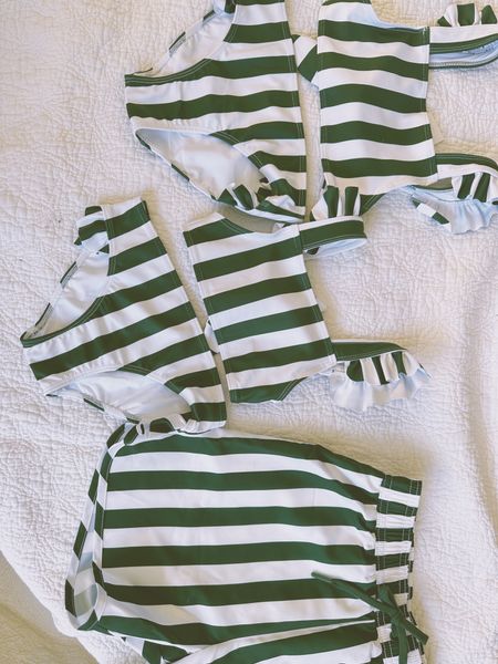 Reminds me of cabana stripes…can’t wait to pull these suits out this summer 💚⛱️

#LTKswim #LTKkids #LTKbaby