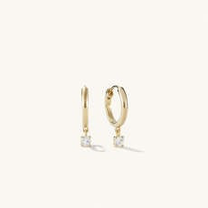 Round Topaz Hoops - £68 | Mejuri (Global)