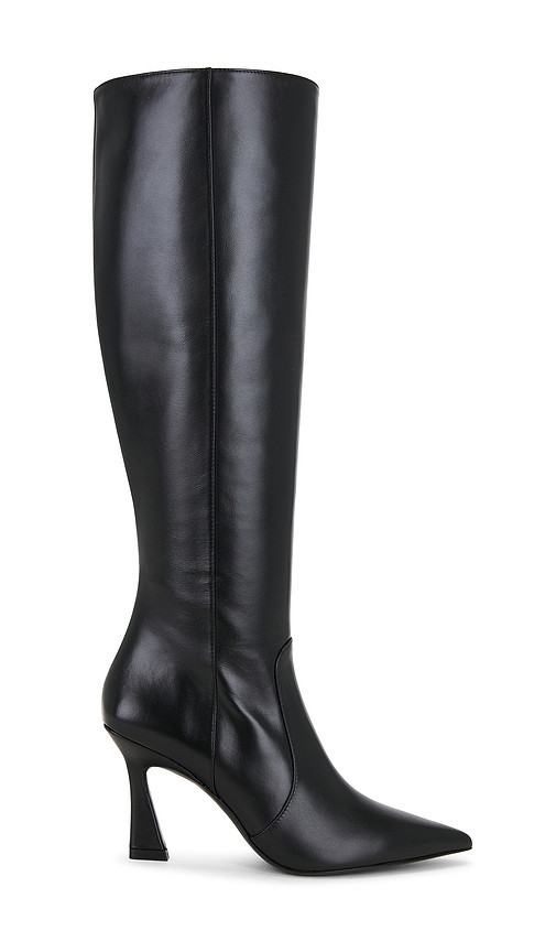 Stuart Weitzman Vinnie Zip Boot 85 in Black. Size 6.5. Also in 7.5, 6, 8, 10. | Revolve Clothing (Global)