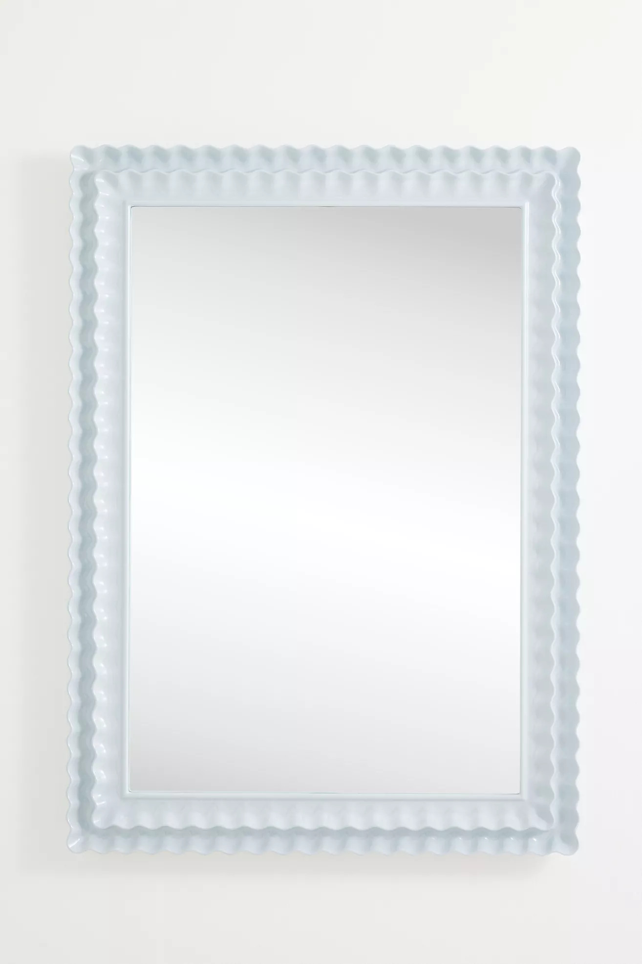 Phillippa Scalloped Portrait Wall Mirror | Anthropologie (US)