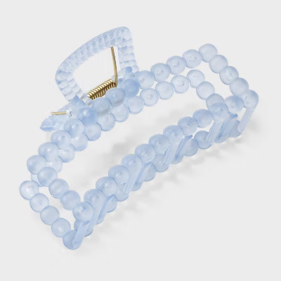 Rectangle Bubble Claw Hair Clip - Wild Fable™ Blue | Target
