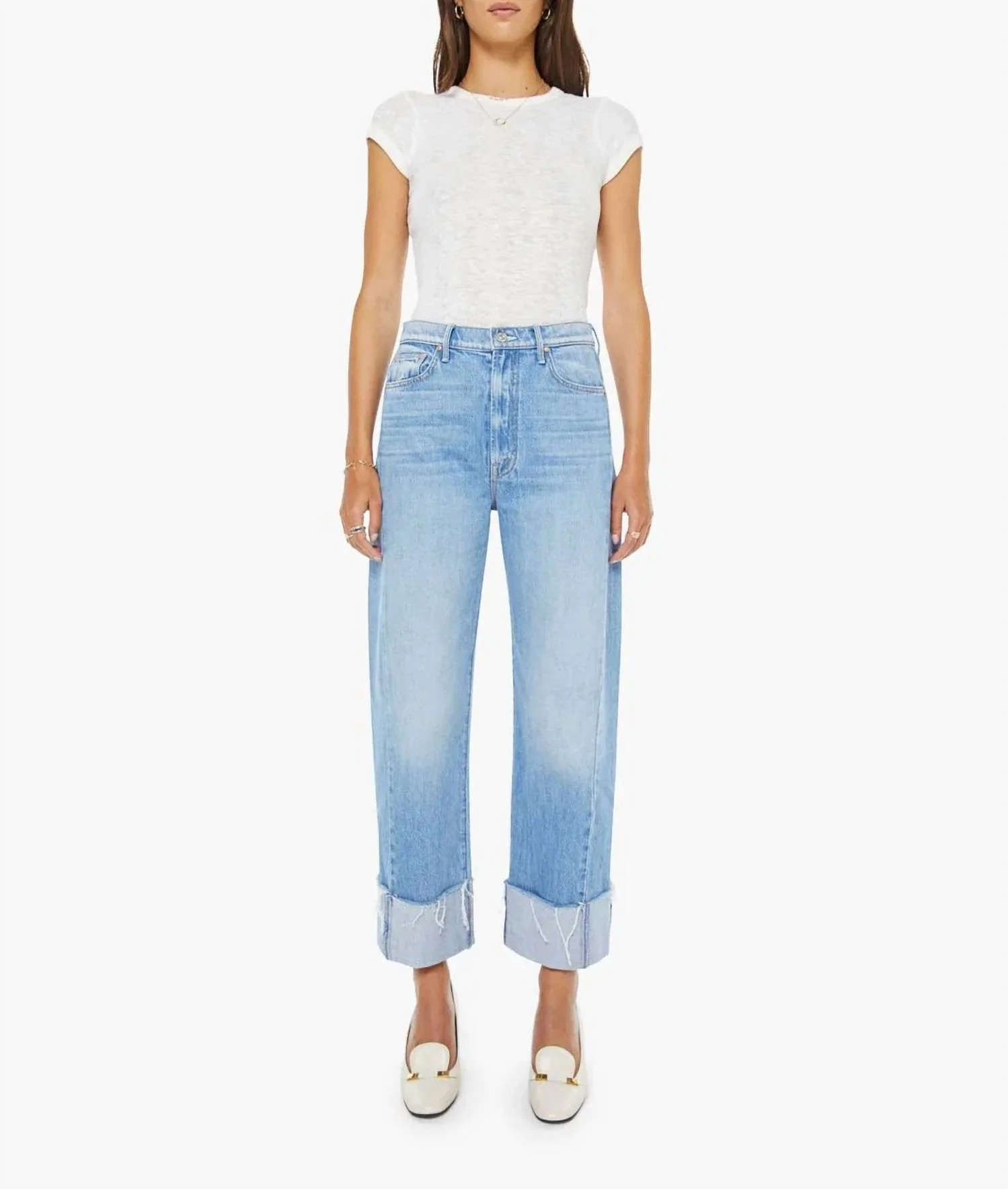 Half Pipe Ankle Cuff Fray Jeans In Last Bite | Shop Simon